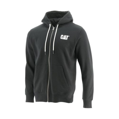 Caterpillar Men's Foundation Fz Dm Hooded Sweatshirt Hoodies Black CAT-70249